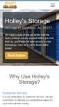 Mobile Screenshot of holleysstorage.com